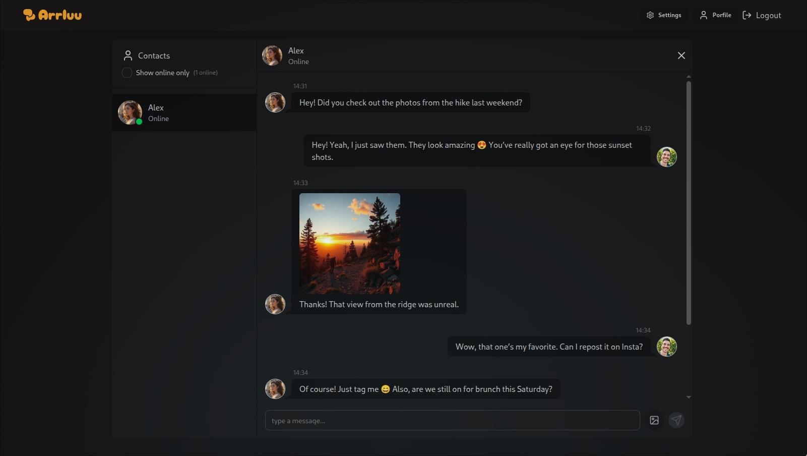 ArrLuu - E2E Encrypted Real-Time Chat Application